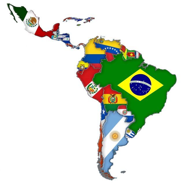 Latin America map